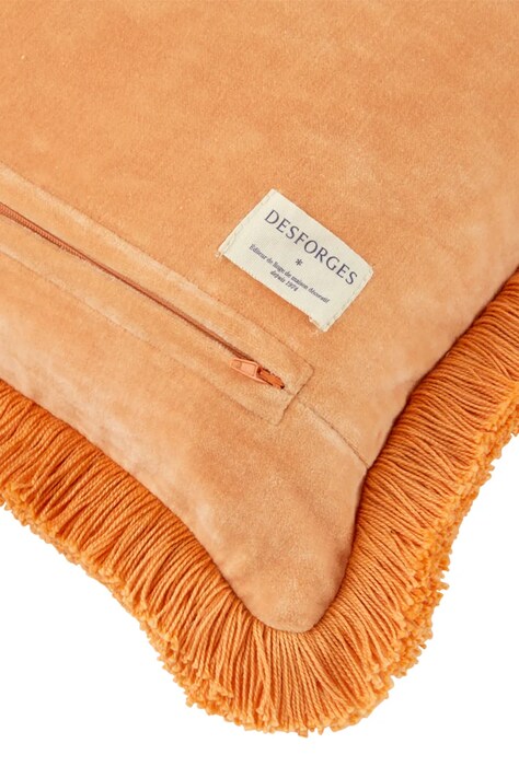 Olivier Desforges față de pernă decorativă din bumbac ROMULUS Nectar 33 x 57 cm culoarea portocaliu, 1062841