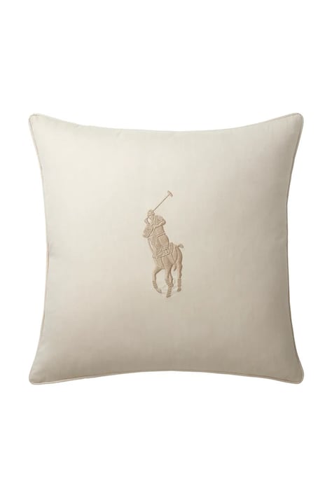 Ralph Lauren față de pernă din bumbac OXFORD Linen 50 x 50 cm culoarea bej, 1063724