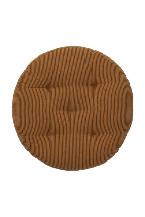 Madam Stoltz poduszka dekoracyjna na krzesło bawełniana 45 cm kolor brązowy RCP.45.50