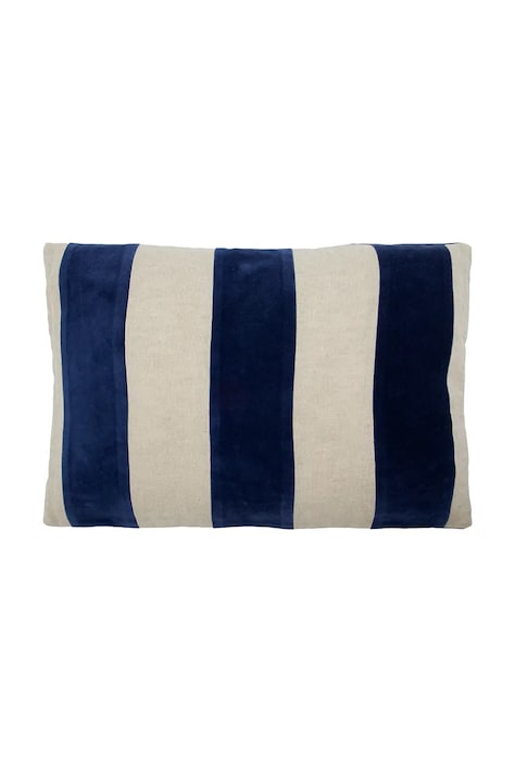 Διακοσμητική μαξιλαροθήκη λινή House Doctor HDSono 60 x 40 cm χρώμα: ναυτικό μπλε, 900001196