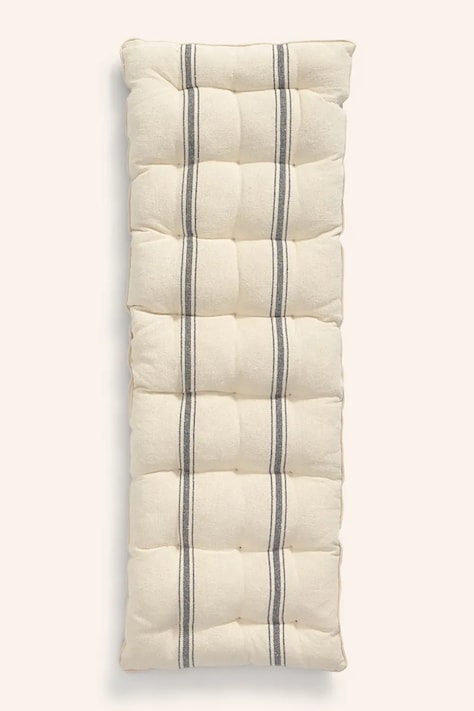 Calma House poduszka dekoracyjna na ławkę bawełniana 40 x 124 x 4 cm BARI.4.GRO