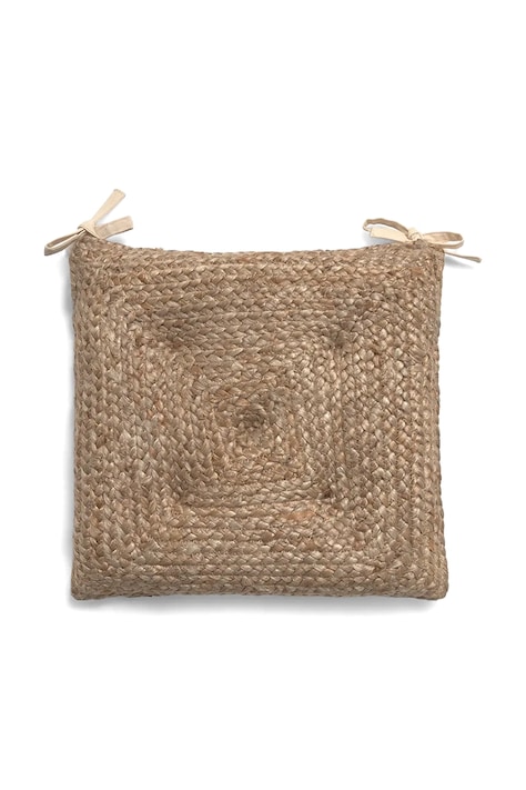 Calma House pernă de scaun din iută 40 x 40 x 4 cm URAL.40G.NAT