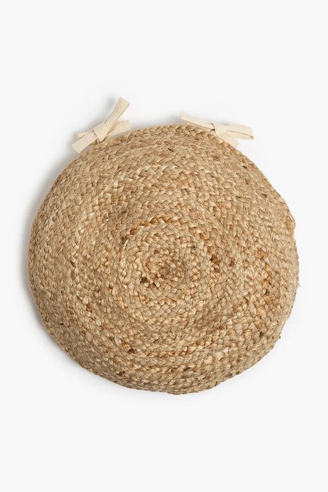 Calma House poduszka na krzesło jutowa 40 x 4 cm URAL.40D.NAT