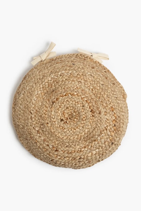 Calma House poduszka na krzesło jutowa 40 x 4 cm URAL.40D.NAT