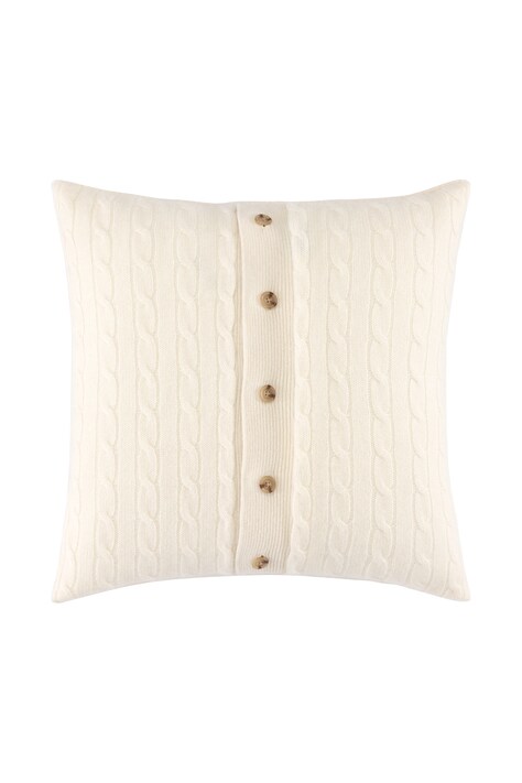 Ralph Lauren Poszewka na poduszkę dekoracyjna z wełny kaszmirowej RLCABLEC Cream 45 x 45 cm 1074724
