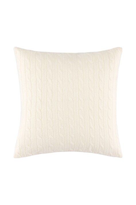 Ralph Lauren Poszewka na poduszkę dekoracyjna z wełny kaszmirowej RLCABLEC Cream 45 x 45 cm 1074724