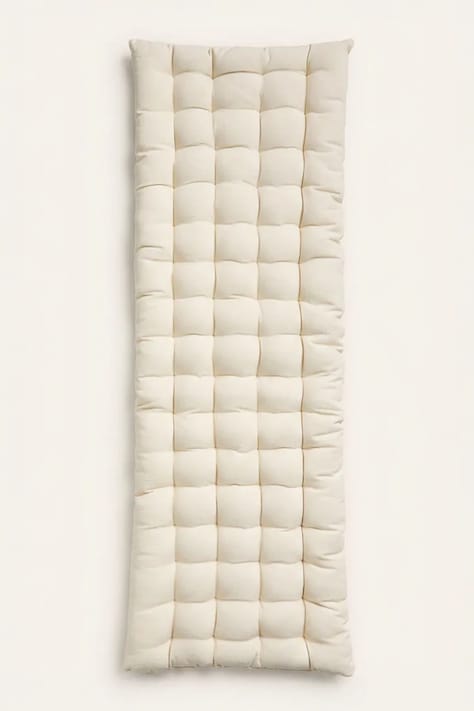 Calma House Poduszka na ławkę dekoracyjna bawełniana 40 x 120 x 4 cm GAVEMA 4 CRU