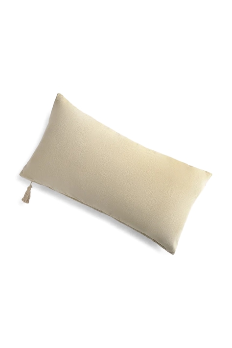 Calma House față de pernă decorativă din bumbac 30 x 60 cm VELOUR 30 CRU