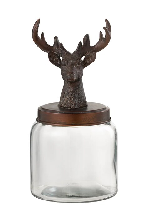 Кутия с капак J-Line в прозрачен цвят