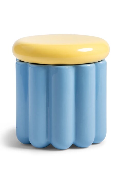 &k amsterdam pojemnik z pokrywką charlo blue kolor multicolor