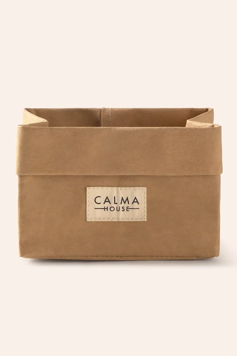 Skladovací box Calma House Paper béžová farba