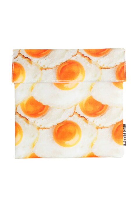 Helio Ferretti torba na przekąski Fried Egg 18 x 18 cm kolor multicolor