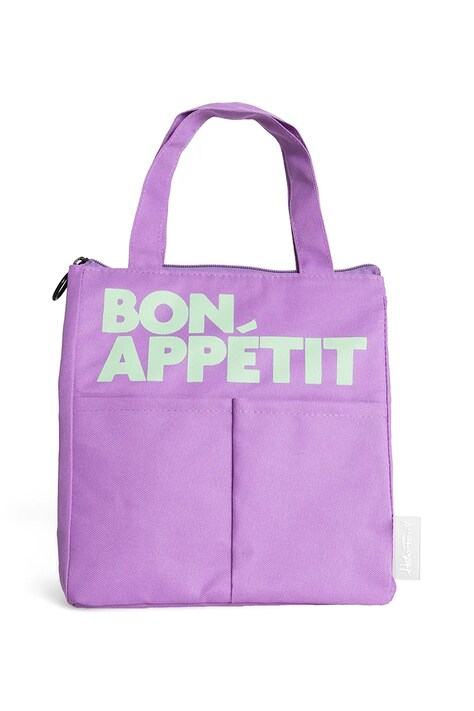 Helio Ferretti geantă de prânz Bon Appetite culoarea violet