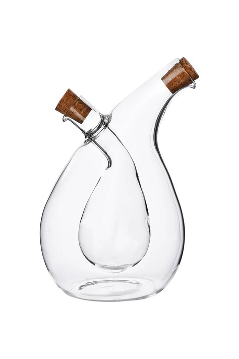 Affek Design butelka na oliwę i ocet Peter 350 / 75 ml kolor transparentny