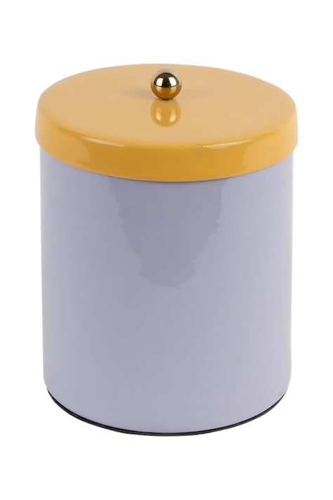 Present Time pojemnik z pokrywką Double Funky 10 x 12 cm kolor zielony