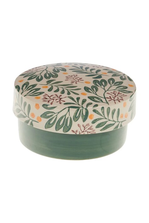 Kutija s poklopcem home & lifestyle 12 x 6 cm boja: zelena, 170003