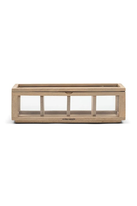 Riviera Maison Pudełko na herbatę z drewna mango 37 x 12 cm 563680