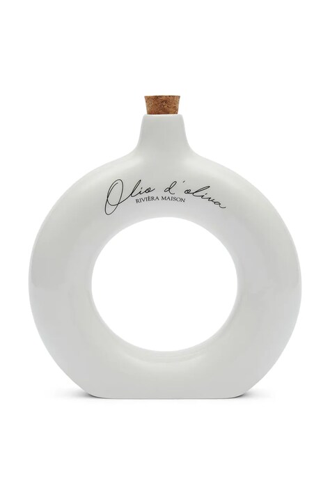 Riviera Maison butelka na oliwę z porcelany 476240