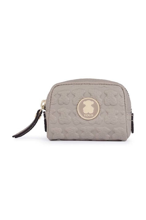 Usnjena denarnica Tous Sherton S ženska, bež barva