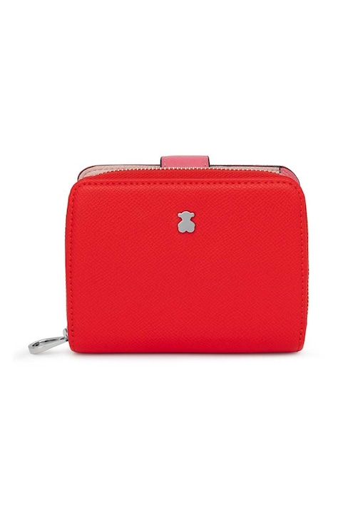 Tous portfel New Dubai Saffiano damski kolor czerwony 2001689917