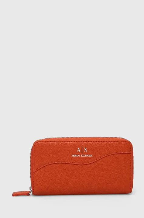 Armani Exchange portfel damski kolor pomarańczowy 948068 CC783 NOS