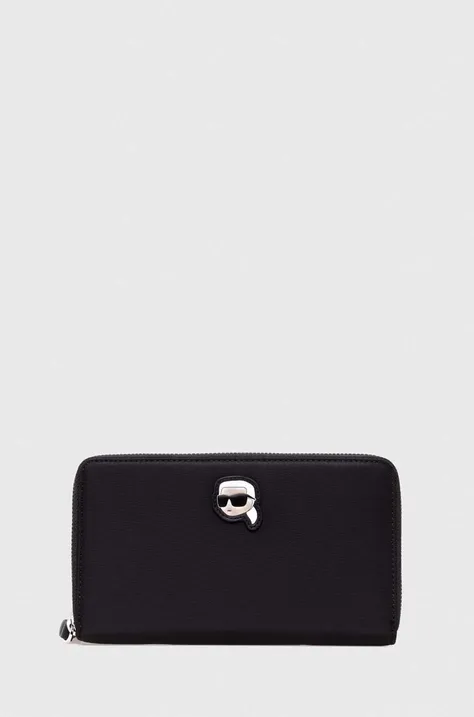 Novčanik Karl Lagerfeld za žene, boja: crna