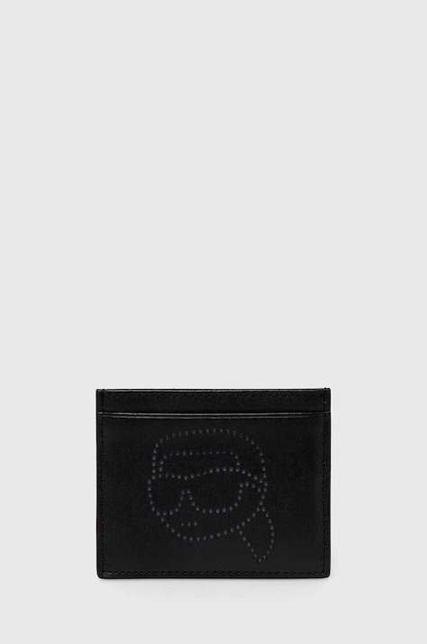 Karl Lagerfeld carcasa din piele culoarea negru