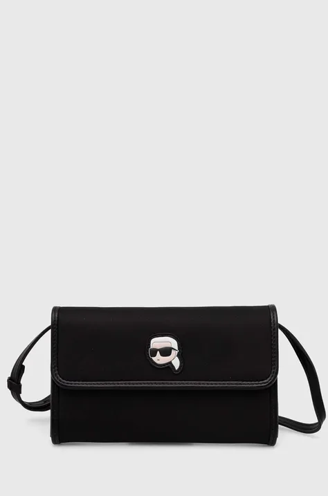Peňaženka Karl Lagerfeld dámska, čierna farba, 245W3218