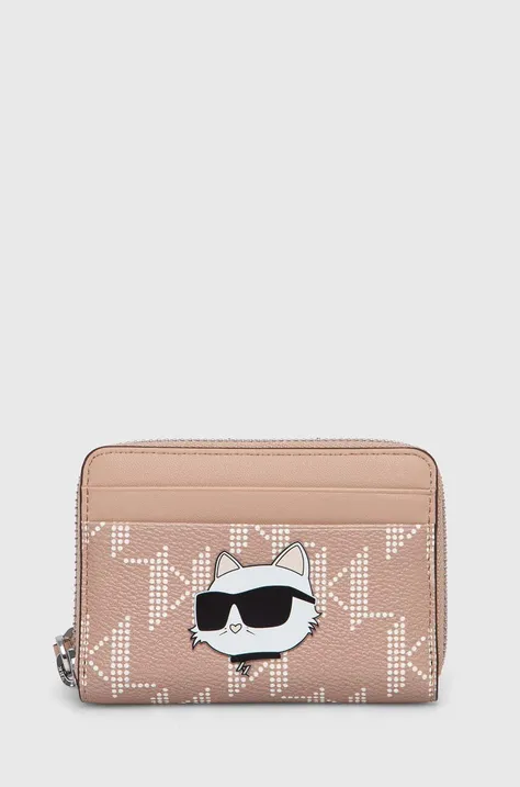 Novčanik Karl Lagerfeld za žene, boja: ružičasta, 245W3224