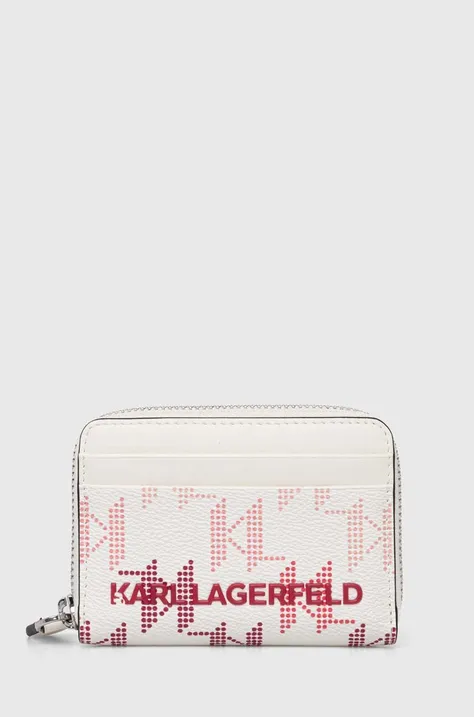 Karl Lagerfeld portfel damski kolor biały 245W3225