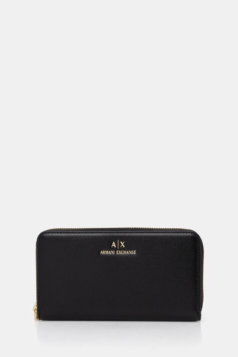 Armani Exchange portofel femei, culoarea negru, XW000359 AF12040