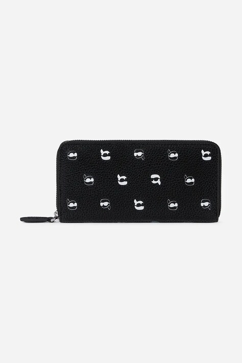 Karl Lagerfeld portofel femei, culoarea negru, A2W32038