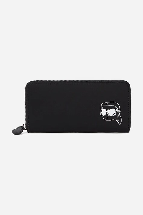 Karl Lagerfeld portofel femei, culoarea negru, A2W32021