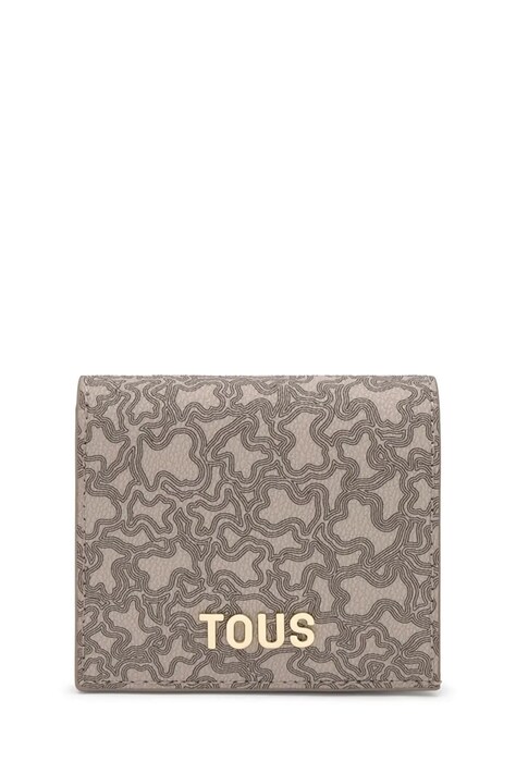 Tous portfel KAOS MINI LINES damski kolor szary 2002183644