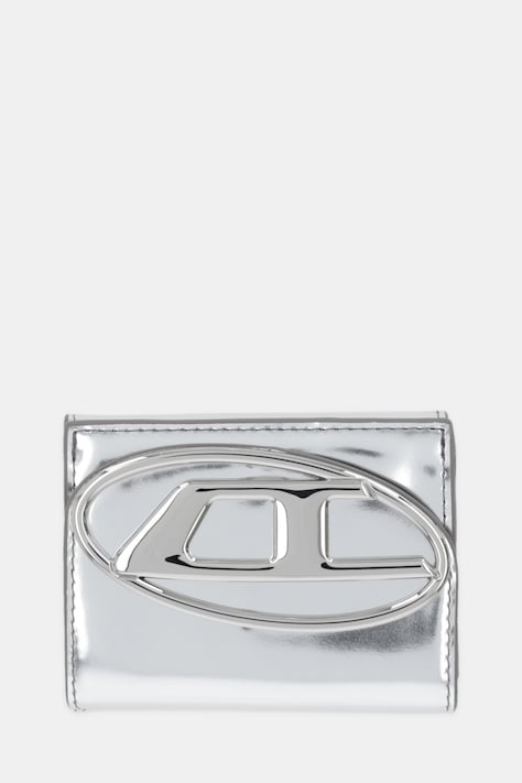 Кожен портфейл Diesel 1DR 1DR TRI FOLD COIN XS II в сребристо X09887.PS202