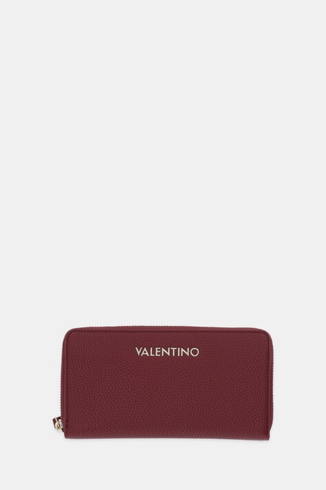 Valentino Bags portfel BRIXTON damski kolor bordowy VPS7LX155