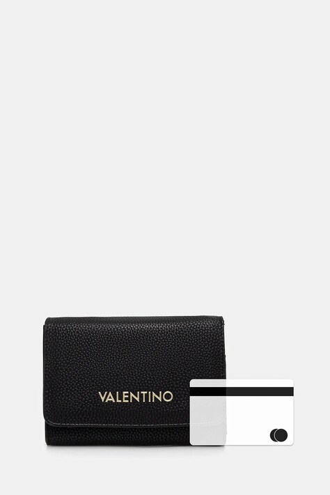 Valentino Bags гаманець жіночий зі штучної шкіри — AA00-PFD0AS, чорний — фото 5