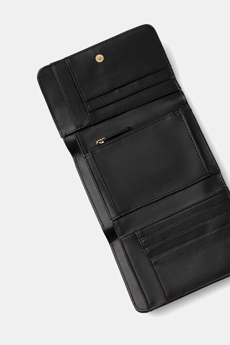 Valentino Bags гаманець жіночий зі штучної шкіри — AA00-PFD0AS, чорний — фото 3