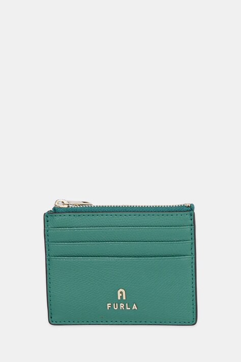 Furla portfel skórzany damski kolor zielony WP00388.ARE000.JD000