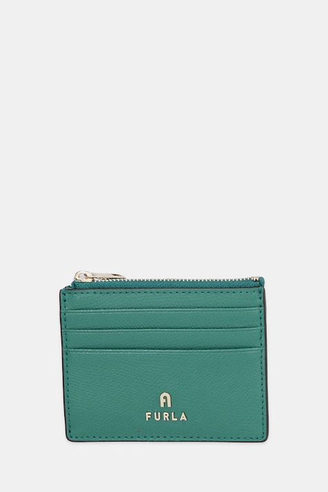 Kožená peňaženka Furla zelená farba, WP00388.ARE000.JD000