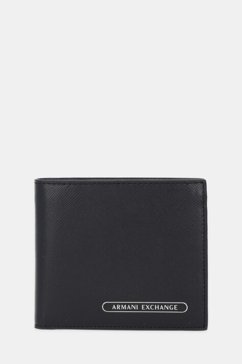 Armani Exchange portfel skórzany męski kolor czarny XM000167 AF12702