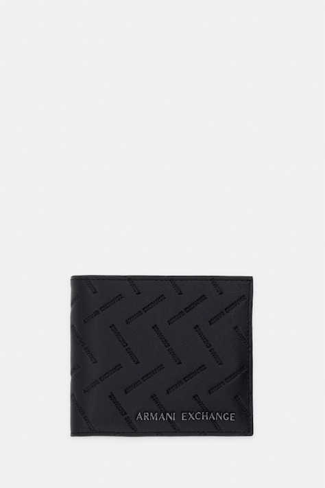 Armani Exchange portafoglio da uomo in pelle nero XM000167 AF27287