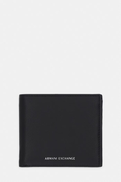 Armani Exchange portfel męski skórzany czarny XM000168 AF22541