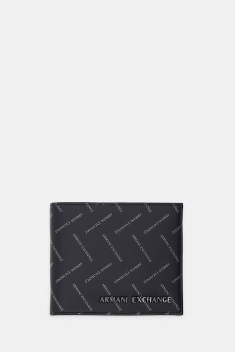 Armani Exchange portofel pentru bărbați cu imitație de piele negru XM000168 AF22654