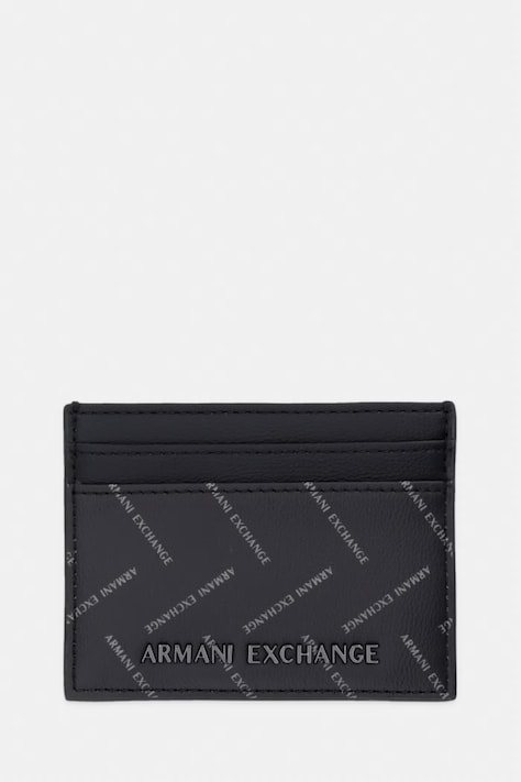 Armani Exchange card-holder pentru bărbați negru XM000169 AF22654