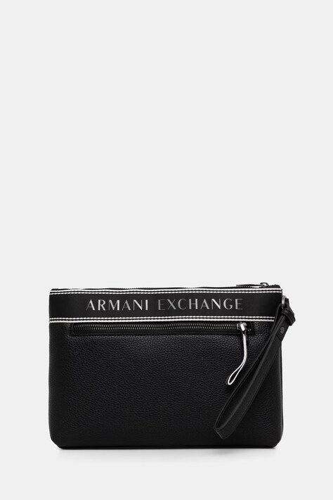 Armani Exchange bustina da uomo in similpelle nera XM002835 AF22662