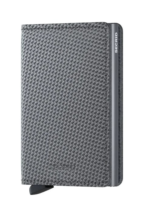 Secrid portofel culoarea gri, Portfel Secrid Slimwallet Carbon SCA-COOL GREY