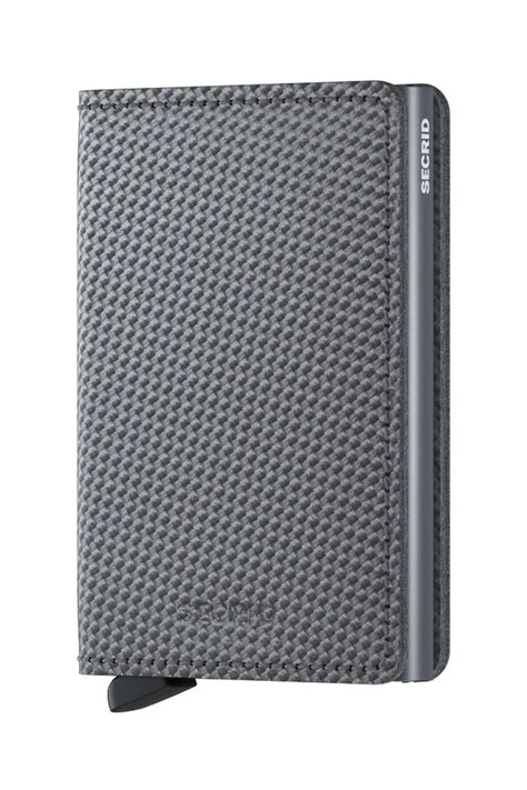 Гаманець Secrid колір сірий Portfel Secrid Slimwallet Carbon SCA-COOL GREY