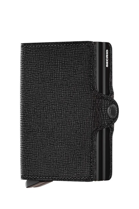 Гаманець Secrid колір чорний Portfel Secrid Twinwallet Crisple TC-BLACK