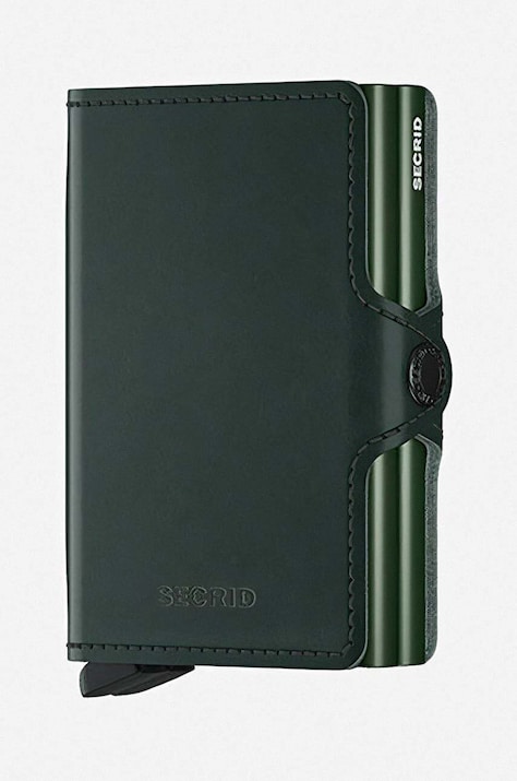 Secrid portfel kolor zielony Portfel Secrid Twinwallet Original TO-GREEN